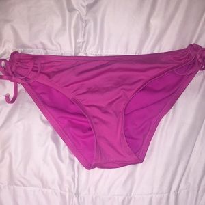 Bright pink bikini bottoms
